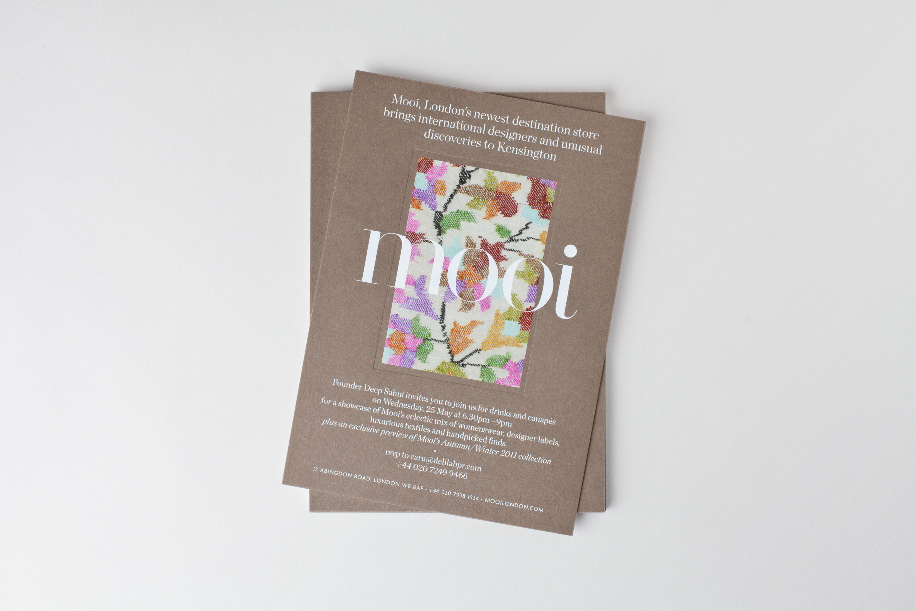 Mooi invitation by Morse Studio