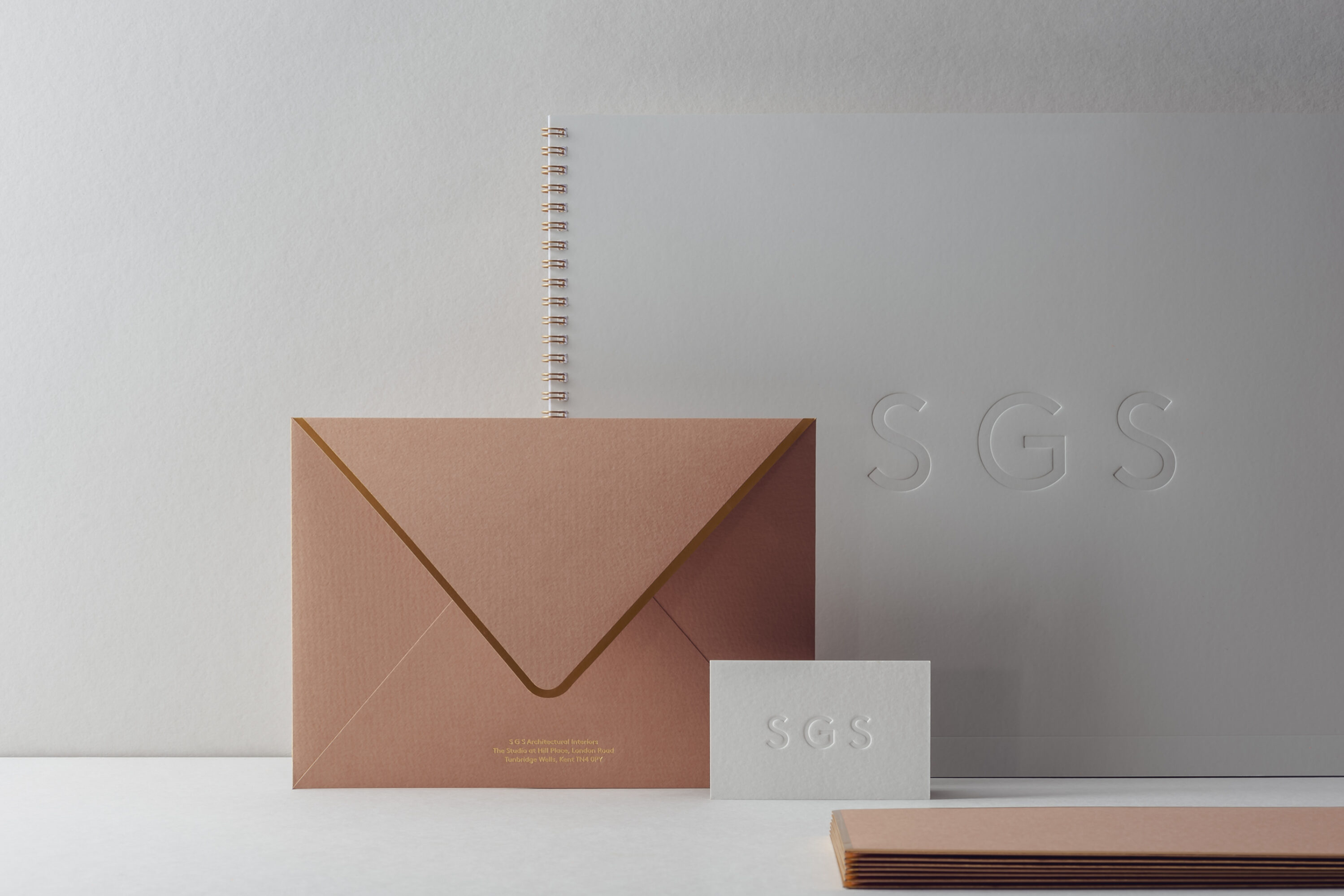 SGS design stationery by Morse Studio